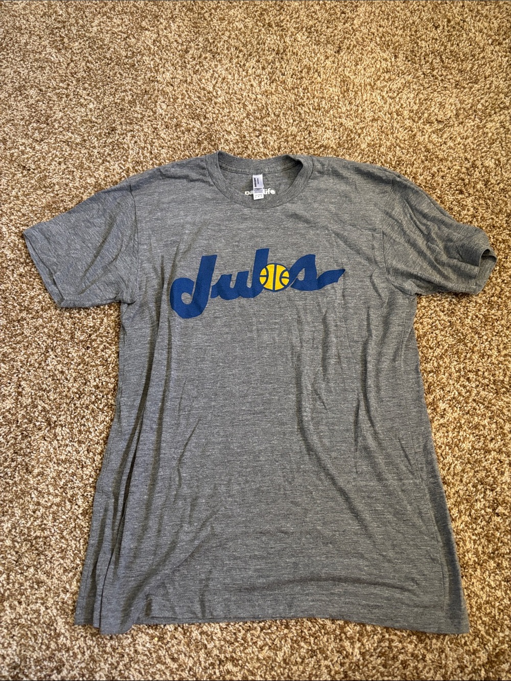 American Apparel || Gray Golden State Warriors Dubs Tee Size M